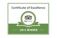 TripAdvisor certification on excellence Runaway 4
