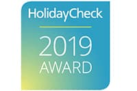 HolidayCheck 2019 and 2017 Award